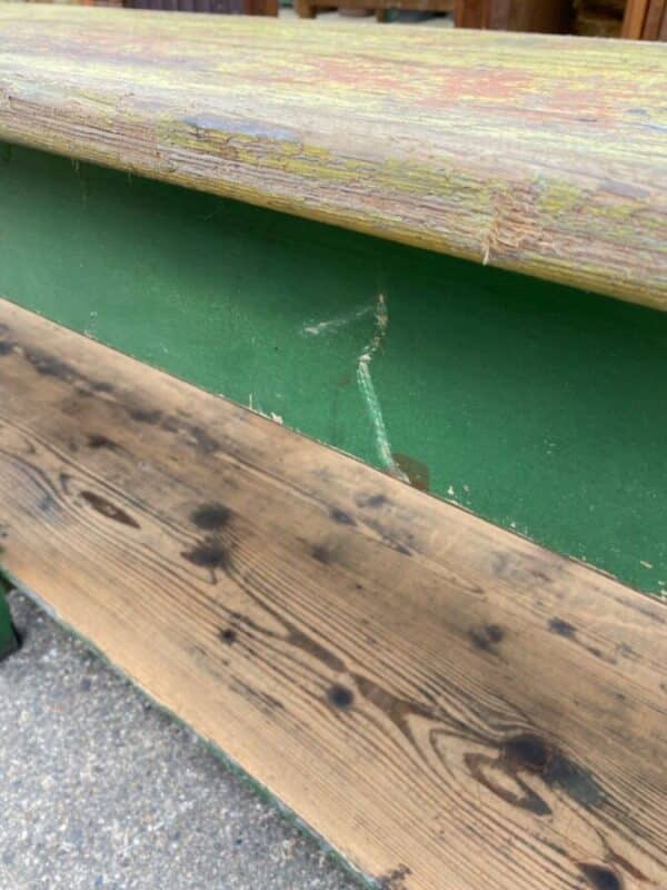 Antique French Pine Draper's Industrial Refectory Table, c 1860 L351 - Image 11