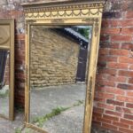 Antique French Louis XVIII Gilt Large Floor Mirror, c 1830 Antique Miscellaneous