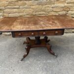 Antique William IV Mahogany Sofa Hall Table, c 1840 Dining Miscellaneous