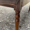 Antique French Sycamore D-End Rounded Refectory Dining Table, c1860. L203 - Image 6