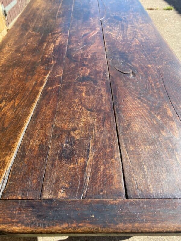 Antique Period Jacobean Oak Refectory Dining Table, circa 1620 - Image 14