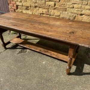 Antique French Oak Refectory Dining Farmhouse Table, c 1780 Dining Miscellaneous 3