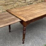 Antique French Cherrywood Refectory Dining Table, c 1830. L252 Dining Miscellaneous