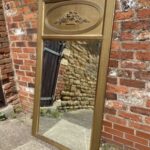 Antique French Louis Philippe Gilt Large Mirror, c 1840 Antique Miscellaneous