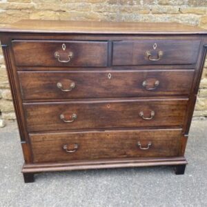 Antique Georgian Mahogany Chest of Drawers, c 1800 bank Miscellaneous