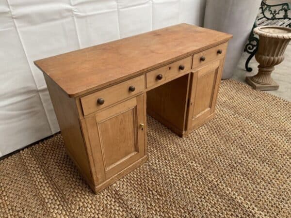 Antique Pine Desk Dressing Table, c 1880 - Image 3