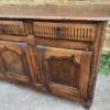 Antique French Chestnut Sideboard Buffet Cupboard, c 1860 - Image 4