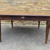 Antique French Oak Oval Refectory Dining Table, c 1870 - Image 3