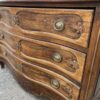 Antique French Chestnut Serpentine Commode Chest of Drawers, c 1740 - Image 12