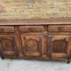 Antique French Chestnut Sideboard Buffet Cupboard, c 1860 - Image 2