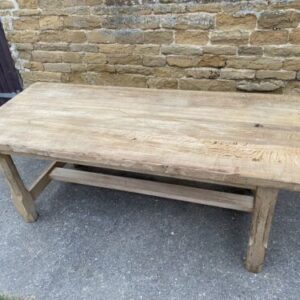 Antique Oak French Farmhouse Refectory Dining Table, c 1870 L201 Dining Miscellaneous