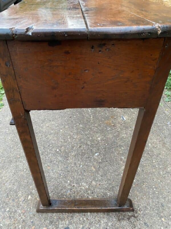 Antique Early Georgian Country Oak Sideboard Base, c 1760 - Image 6