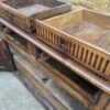 Antique French Chestnut Sideboard Buffet Cupboard, c 1860 - Image 11
