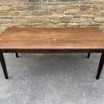 Antique French Pine & Oak Refectory Dining Table, c 1800. L202 Dining Miscellaneous