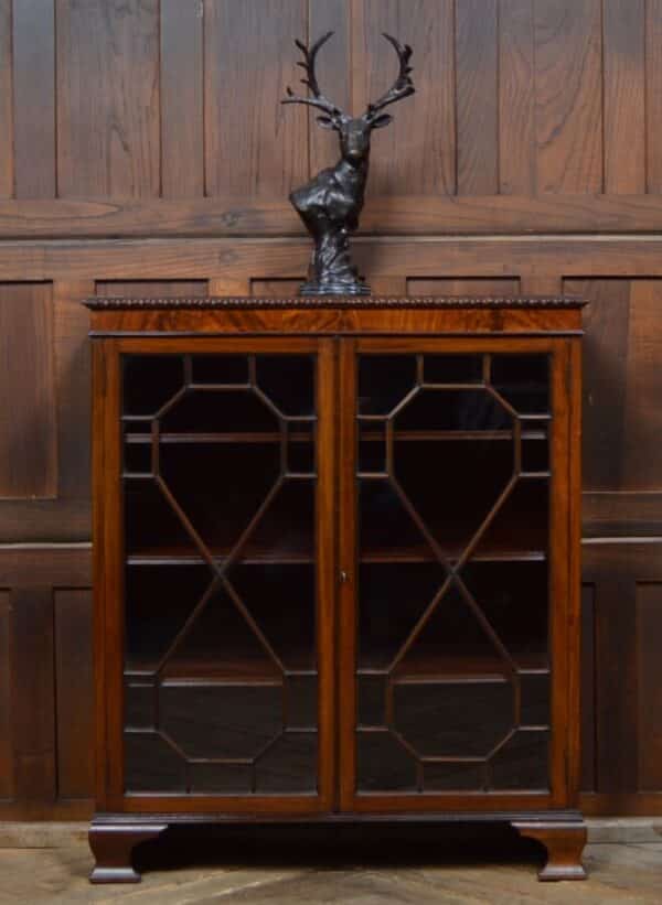 Edwardian Mahogany Bookcase/ Display Cabinet SAI2861 Antique Bookcases 22