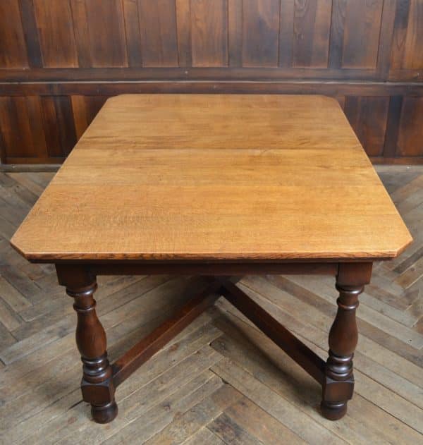 Edwardian Oak Pull-out Table SAI2876 - Image 11