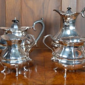 Edwardian Four Piece EPNS Tea Set SAI2877 EPNS Miscellaneous