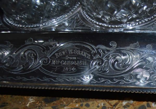 Victorian Epns Desk Set SAI2879 - Image 11