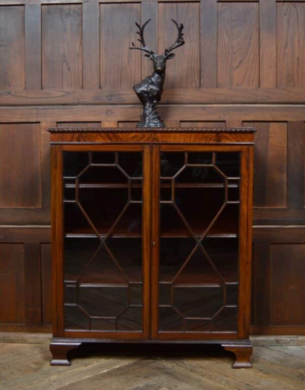 Edwardian Mahogany Bookcase/ Display Cabinet SAI2861 Antique Bookcases 21