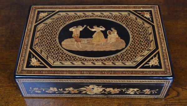 Victorian Italian Trinket / Table Top Box SAI2859 Antique Boxes 3