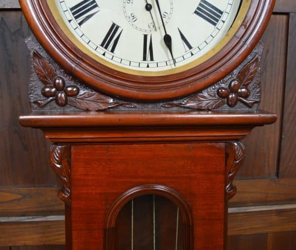 Scottish Victorian Drumhead Grandfather Clock SAI2858 Antique Clocks 21