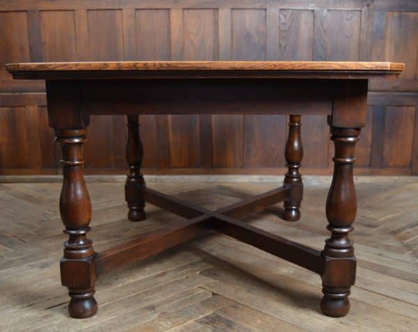 Edwardian Oak Pull-out Table SAI2876 - Image 10
