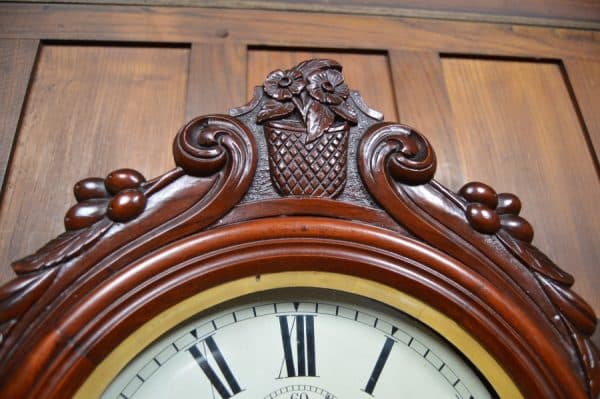 Scottish Victorian Drumhead Grandfather Clock SAI2858 - Image 20