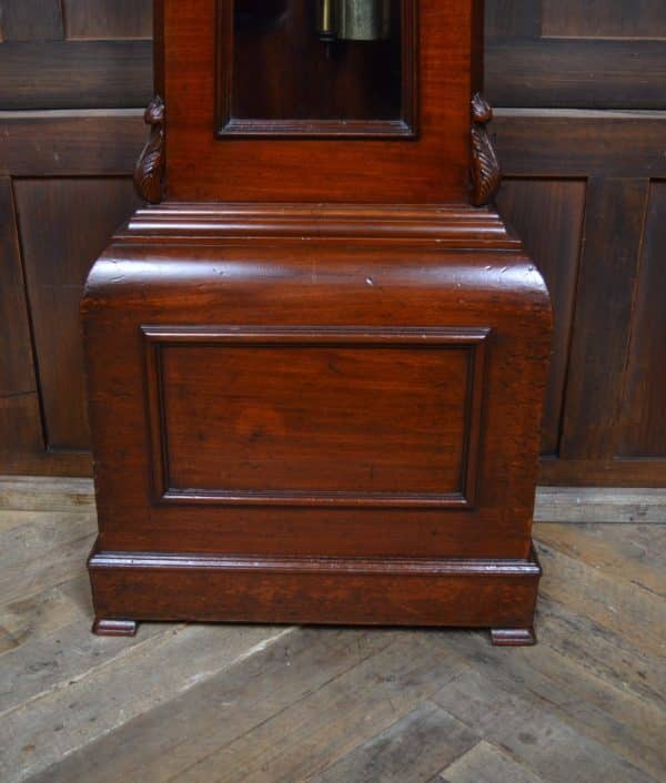 Scottish Victorian Drumhead Grandfather Clock SAI2858 - Image 21