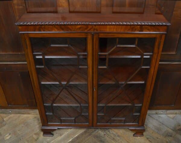 Edwardian Mahogany Bookcase/ Display Cabinet SAI2861 Antique Bookcases 18