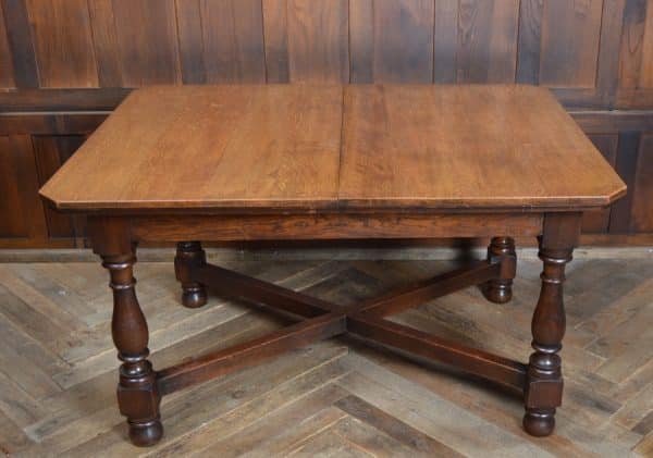 Edwardian Oak Pull-out Table SAI2876 Antique Furniture 7