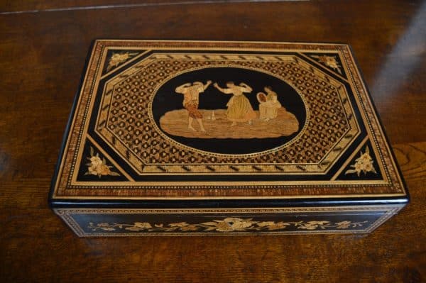 Victorian Italian Trinket / Table Top Box SAI2859 Antique Boxes 9