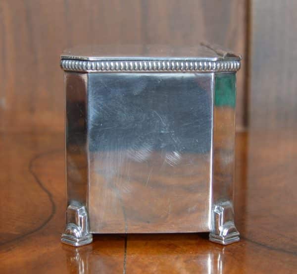 Edwardian Epns Tea Caddy SAI2878 - Image 6