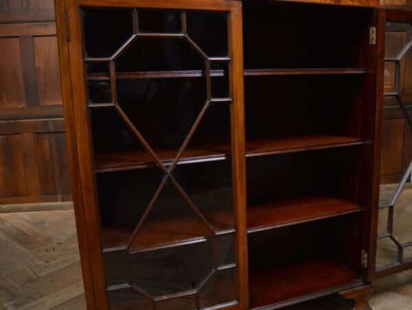 Edwardian Mahogany Bookcase/ Display Cabinet SAI2861 Antique Bookcases 13