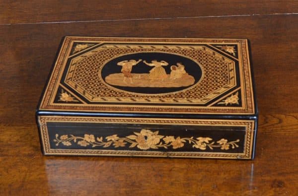 Victorian Italian Trinket / Table Top Box SAI2859 - Image 6