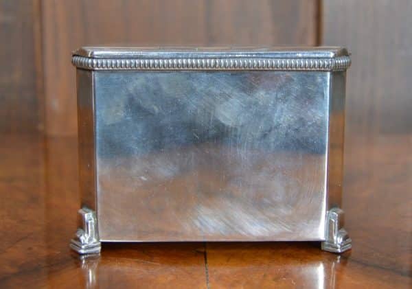 Edwardian Epns Tea Caddy SAI2878 - Image 5