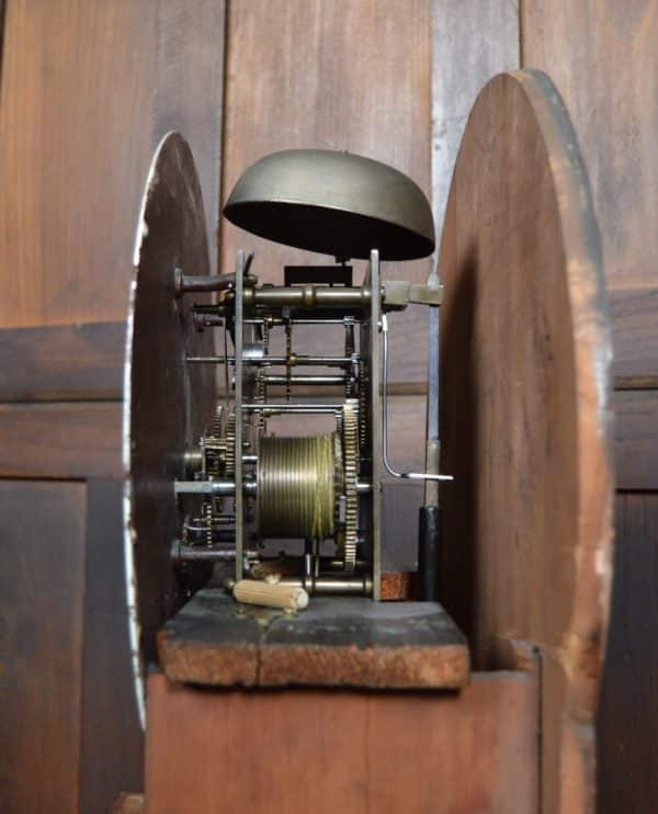 Scottish Victorian Drumhead Grandfather Clock SAI2858 - Image 4