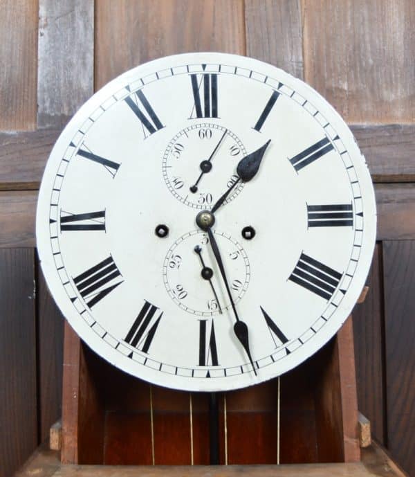 Scottish Victorian Drumhead Grandfather Clock SAI2858 - Image 3