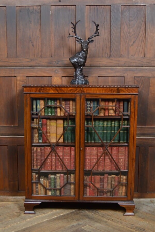 Edwardian bookcase on sale