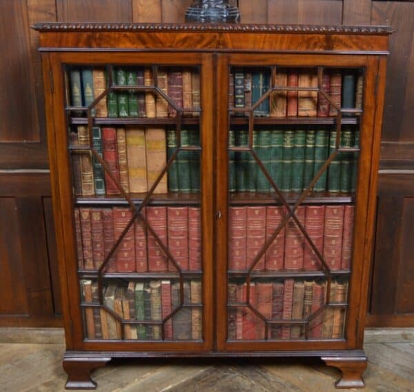 Edwardian Mahogany Bookcase/ Display Cabinet SAI2861 Antique Bookcases 6