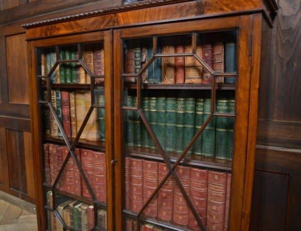 Edwardian Mahogany Bookcase/ Display Cabinet SAI2861 Antique Bookcases 5