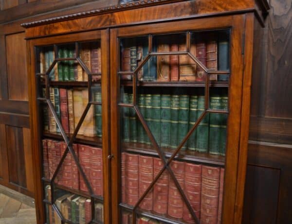 Edwardian Mahogany Bookcase/ Display Cabinet SAI2861 - Image 3