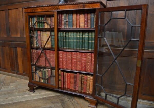 Edwardian Mahogany Bookcase/ Display Cabinet SAI2861 Antique Bookcases 4
