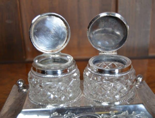 Victorian Epns Desk Set SAI2879 - Image 4