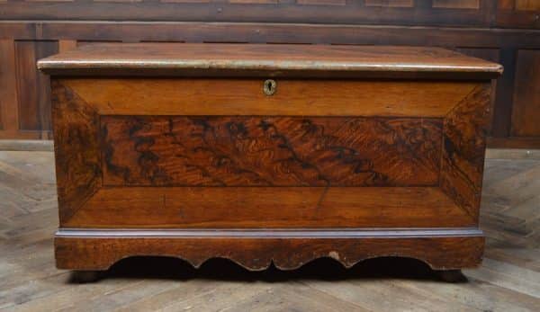 Victorian Pine Blanket Box / Storage Box SAI2870 - Image 4