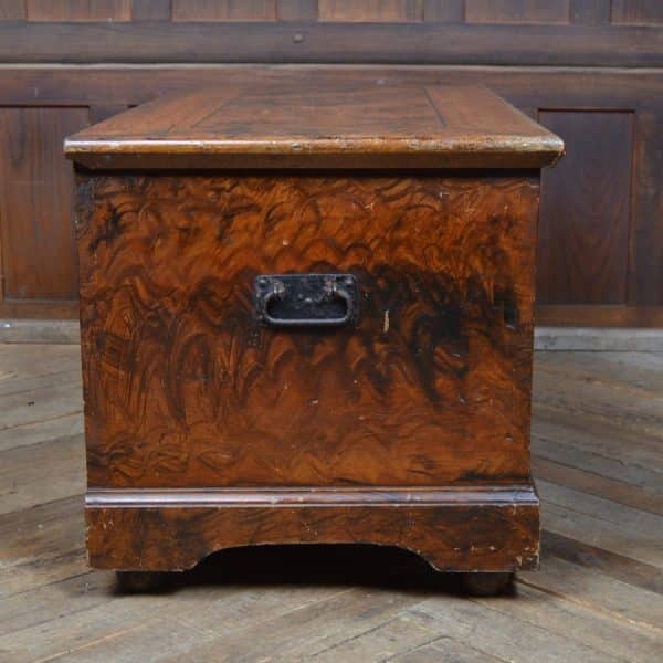 Victorian Pine Blanket Box / Storage Box SAI2870 - Image 9