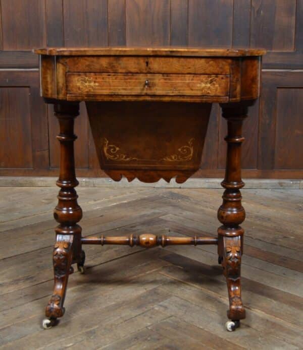 Victorian Walnut Work Table SAI2853 Antique Furniture 30