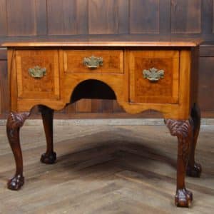 Georgian Walnut Chippendale Style Lowboy SAI2872 Antique Chest Of Drawers