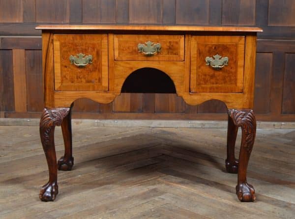 Georgian Walnut Chippendale Style Lowboy SAI2872 - Image 3