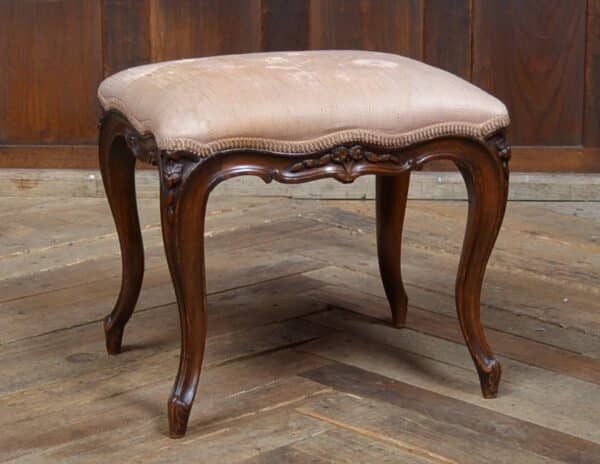 Victorian French Walnut Stool SAI2854 Antique Furniture 3