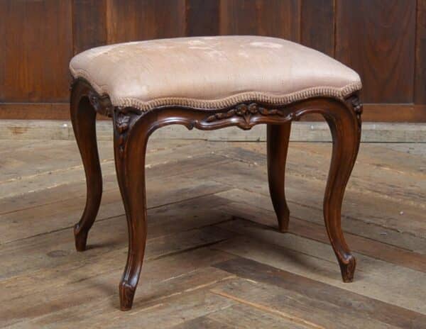 Victorian French Walnut Stool SAI2854